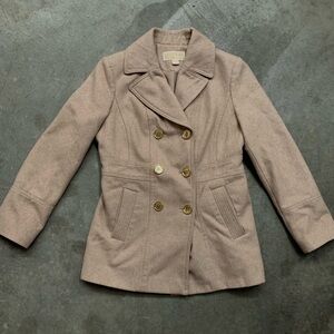 Michael Kors Tan Peacoat